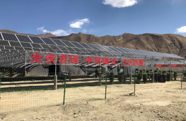 中利集团投建西藏首个贫困村光伏农场建成