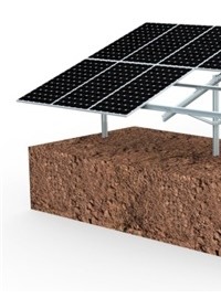 晨科太阳能拍桩地面光伏支架系统CK-GPD系列-- 上海晨科太阳能科技有限公司