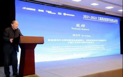 胡卫平在中国新能源国际投资大会致辞