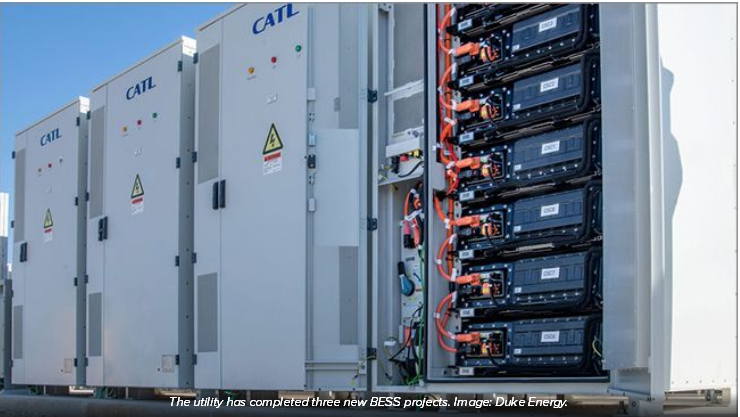 宁德时代为杜克能源34.5MW/58MWh储能项目提供储能电池！