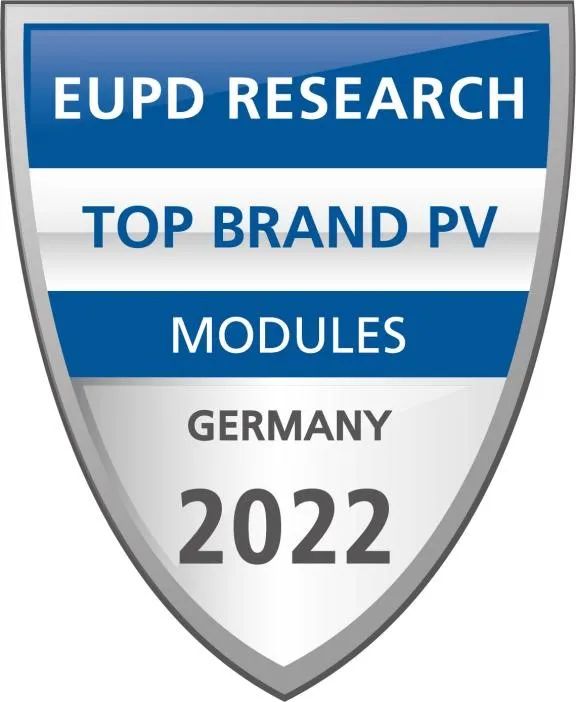 中来光电被EuPD Research授予“2022年顶级光伏品牌”