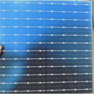 销售太阳能双面A级12栅单晶电池片210尺寸包装120片光伏