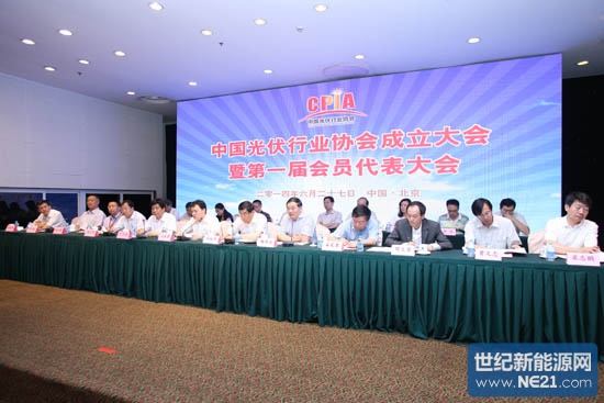 中国光伏行业协会正式成立