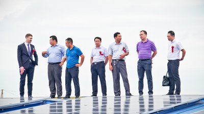 亚洲洁能资本携手华力电机集团 4兆瓦屋顶光伏并网运行