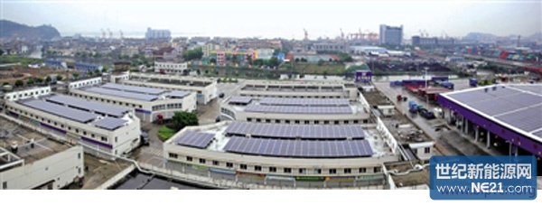 温州粮食中心市场4.128兆瓦分布式光伏发电项目正式投用