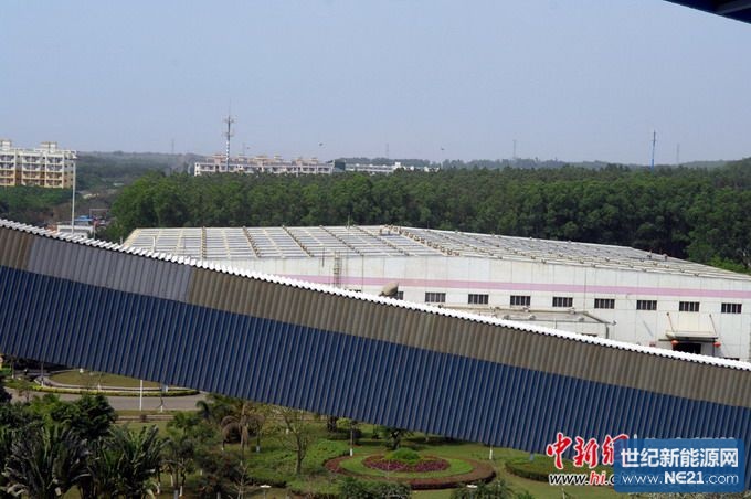 海南金海浆纸业有限公司屋顶光伏发电项目。