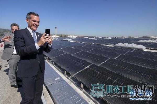美国杉矶宣布建成大功率太阳能屋顶项目