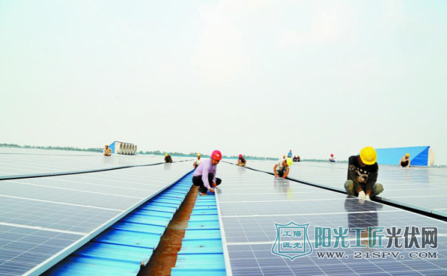 河南淮滨：积极引进清洁能源项目，大力发展光伏发电