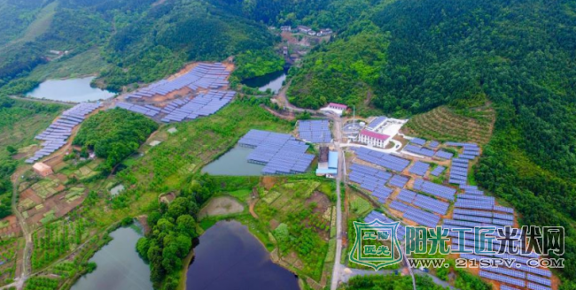 江西废弃矿山光伏电站一年供电超1000万千瓦时